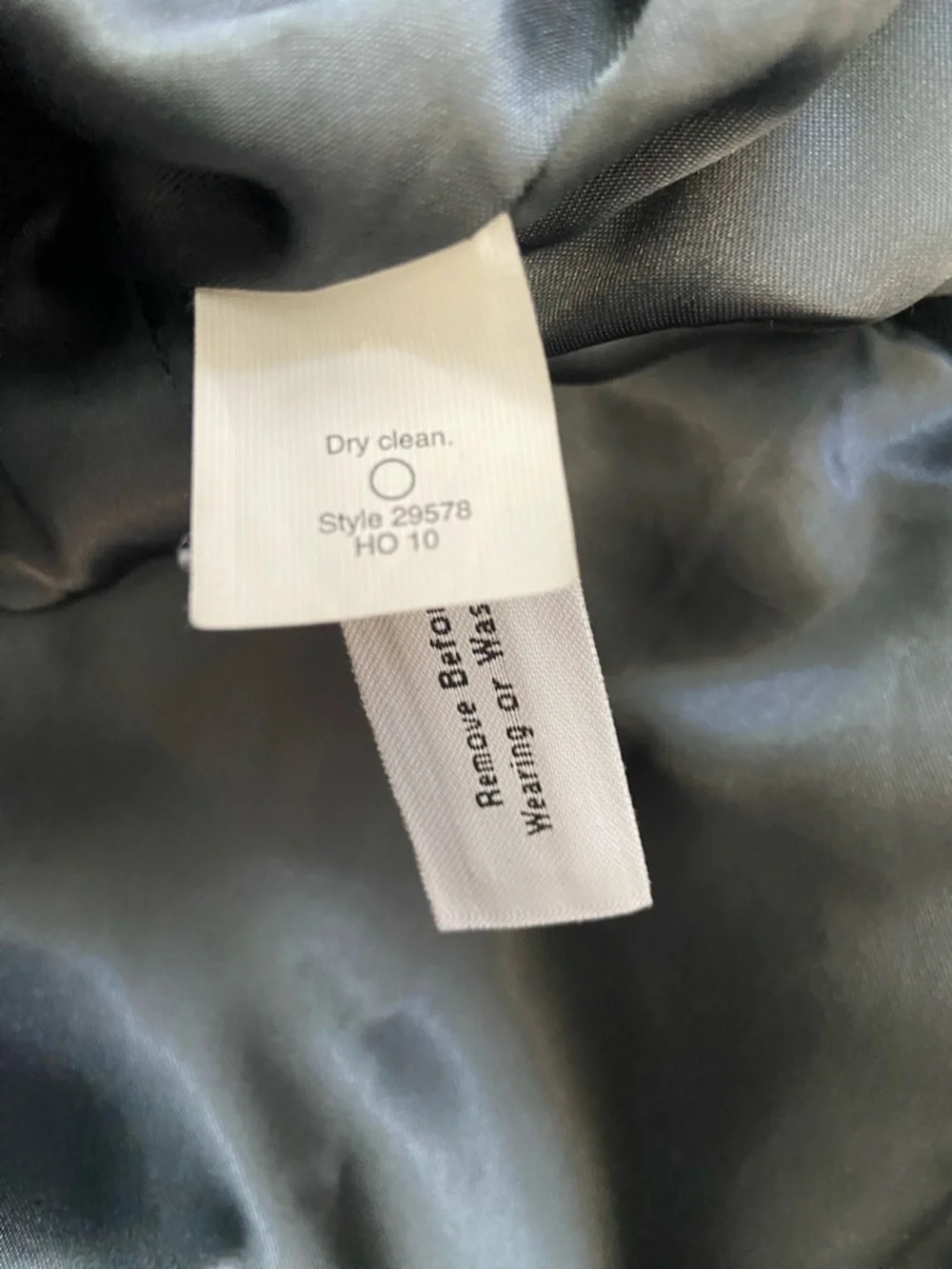 J.CREW Women's Black Lady Day Wool Coat - Funnel neck - Sz 8 - Picture 9 of 9